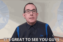 Its Great To See You Guys Joe Edelman GIF - Its Great To See You Guys Joe Edelman Nice Too See You GIFs