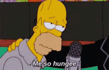 The Simpsons Me So Hungry GIF