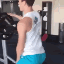 Just A Normal Day At The Gym GIF - Dance Gym GIFs