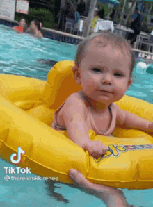 baby cute pool dancing