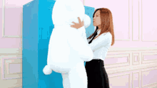 Apink Jeong Eunji GIF - Apink Jeong Eunji Teddy Bear GIFs