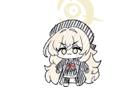 a drawing of a girl with a striped hat