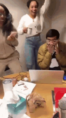Excited Group GIF