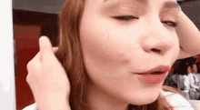 Isabelle Lazo Face GIF - Isabelle Lazo Face Pimple GIFs