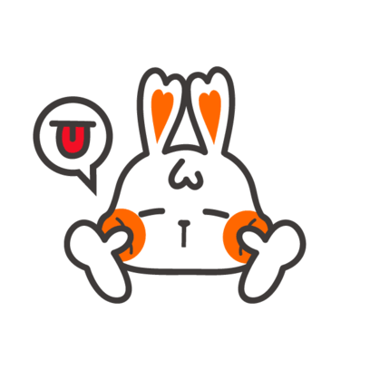 White Rabbit Sticker - White Rabbit Bored Stickers