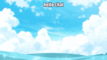 Anime Cafe Terrace GIF - Anime Cafe Terrace Hello Chat GIFs