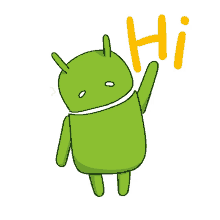 android bugdroid hi hello