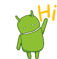 Android Bugdroid Sticker - Android Bugdroid Hi Stickers