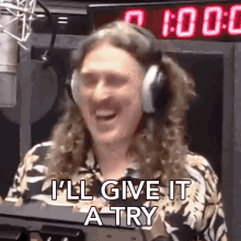 Ill Give It A Try Weird Al Yankovic GIF - Ill Give It A Try Weird Al Yankovic Lego Star Wars Summer Vacation GIFs