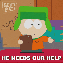 He Needs Our Help Kyle Broflovski GIF - He Needs Our Help Kyle Broflovski South Park GIFs