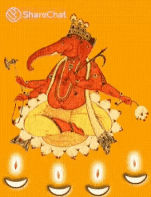 Goddess Ganesha GIF - Goddess Ganesha प्पीदिवाली GIFs