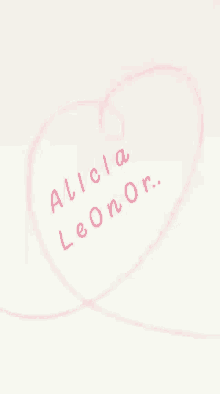 Name Alicia Leonor GIF - Name Alicia Leonor Heart GIFs