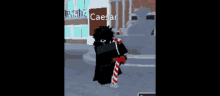 a person in a video game with the name caesar on the bottom