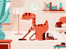 Dinosaur Vacuum GIF