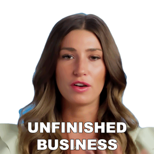 Unfinished Business Emily Sticker - Unfinished Business Emily The Real Love Boat Stickers