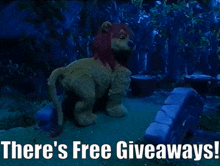 Magic Mountain Lion GIF - Magic Mountain Lion Theres Free Giveaways GIFs