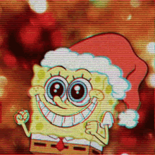 Merry Christmas Sponge Bob GIF - Merry Christmas Sponge Bob Excited GIFs
