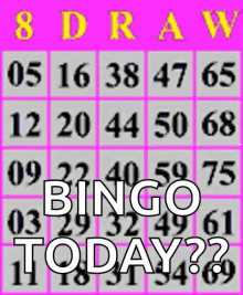 bingo card numbers draw bingo bingo today