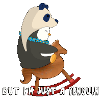 Panda Pengu Sticker