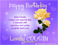 Happy Birthday Cousing Sparkling GIF - Happy Birthday Cousing Sparkling Lovely Cousin GIFs