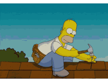 construction rooffer homer simpson
