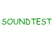 sound test text animated text