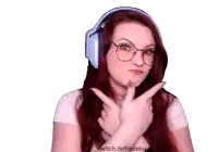 a woman wearing headphones and glasses says twitch.tv/fiamma on the bottom