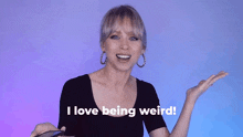 I Love Being Weird Superholly GIF - I Love Being Weird Superholly Im So Weird GIFs