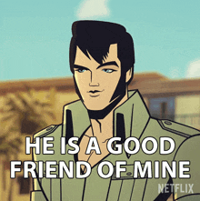 He Is A Good Friend Of Mine Agent Elvis Presley GIF