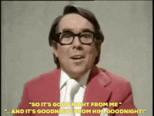Two Ronnies Goodnight From Me GIF - Two Ronnies Goodnight From Me Goodnight From Him GIFs