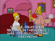 Simpsons Jitterbugging GIF - Simpsons Jitterbugging Tougher GIFs