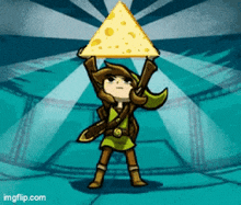 Link Cheese GIF - Link Cheese Triforce GIFs