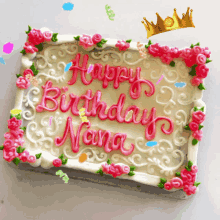 Happy Birthday Nana Greetings GIF