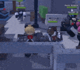 a person in a video game has a heart shaped sword in their hand