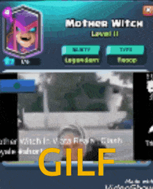 Clash Royale Mother Witch GIF - Clash Royale Mother Witch Granny GIFs