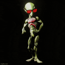 Greylien Grey Alien GIF - Greylien Grey Alien The Why Files GIFs