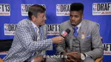 Noel Talks About Being Traded GIF