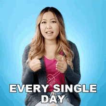 Every Single Day Ellen Chang GIF - Every Single Day Ellen Chang For3v3rfaithful GIFs