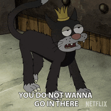 You Do Not Wanna Go In There Scruffles GIF - You Do Not Wanna Go In There Scruffles Disenchantment GIFs