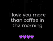 I Love You Coffee In The Morning GIF