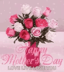 Happy Mothers Day Bouquet GIF - Happy Mothers Day Bouquet Celebrate GIFs