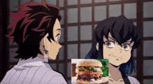 Inosuke Burger Inosuke GIF - Inosuke Burger Inosuke Burger GIFs