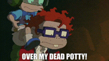 Rugrats Chuckie Finster GIF - Rugrats Chuckie Finster Over My Dead Potty GIFs