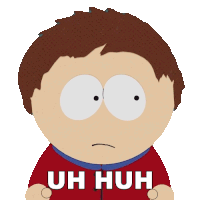 Uh Huh Clyde Donovan Sticker - Uh Huh Clyde Donovan South Park Deep Learning Stickers