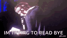 Harry Styles Book GIF - Harry Styles Book Reading GIFs