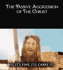 Passive Aggressive Passion Of The Christ GIF - Passive Aggressive Passion Of The Christ Jesus GIFs