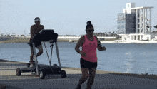 Jogging Treadmill GIF - Jogging Treadmill Going With Equipment GIFs