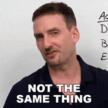 Not The Same Thing Adam GIF - Not The Same Thing Adam Engvid GIFs