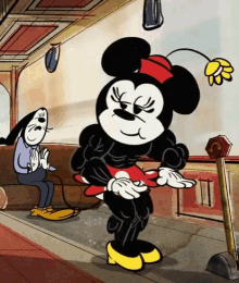 Minnie Mouse Disney GIF - Minnie Mouse Disney Muscle GIFs