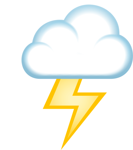 Cloud With Lightning Nature Sticker - Cloud With Lightning Nature Joypixels Stickers